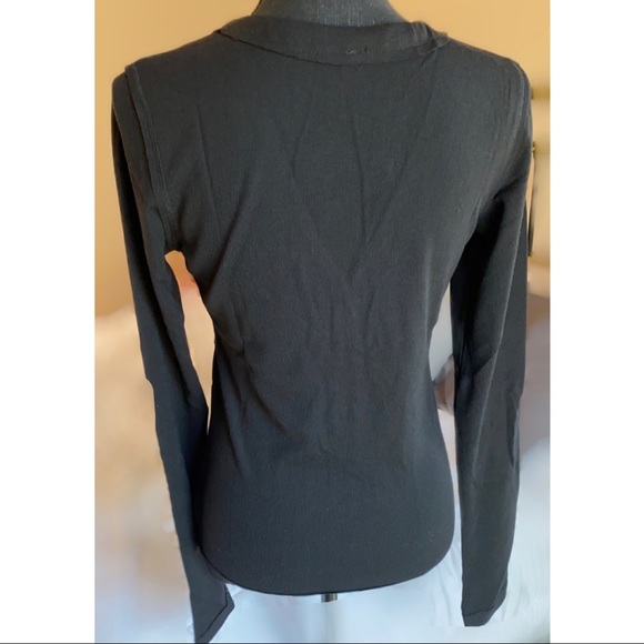 Buttoned Down Cardigan Top Black - Picture 6 of 7